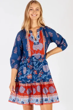 Online Raine Dress - Navy - LL15 Dresses