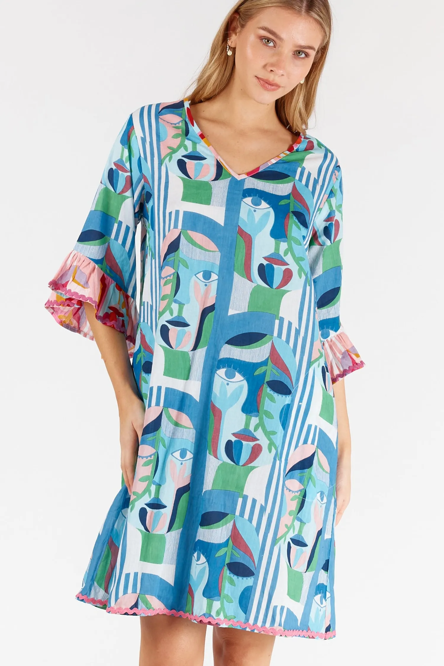 New Rosalie Dress - Sky - LL35 Dresses