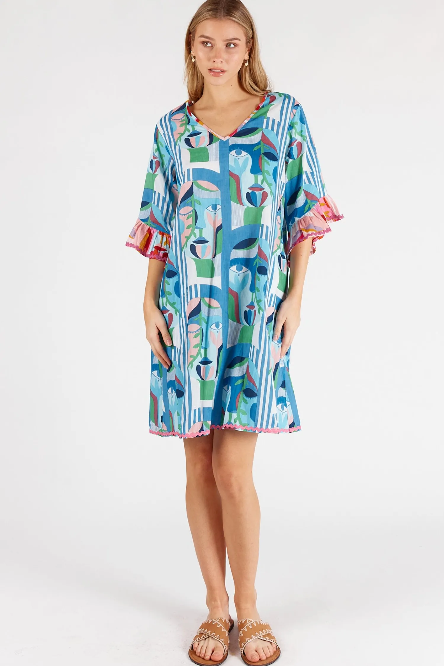 New Rosalie Dress - Sky - LL35 Dresses