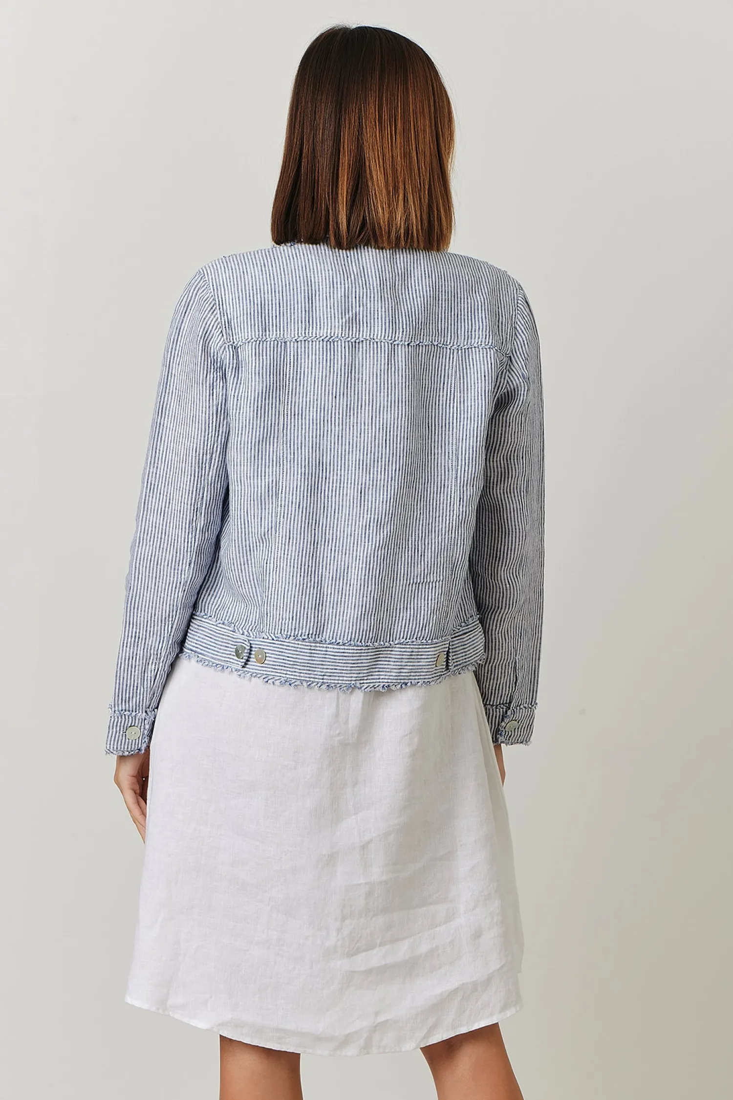 Discount Sail Linen Button Jacket - OJ30 Coats & Jackets