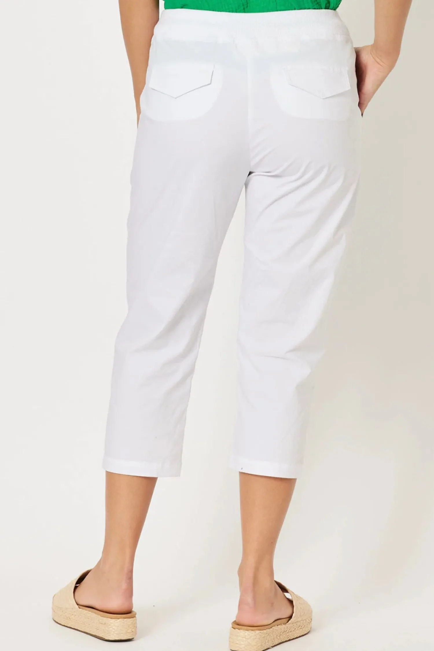 Outlet Santorini Pant - White - TZ13 Ladies Pants