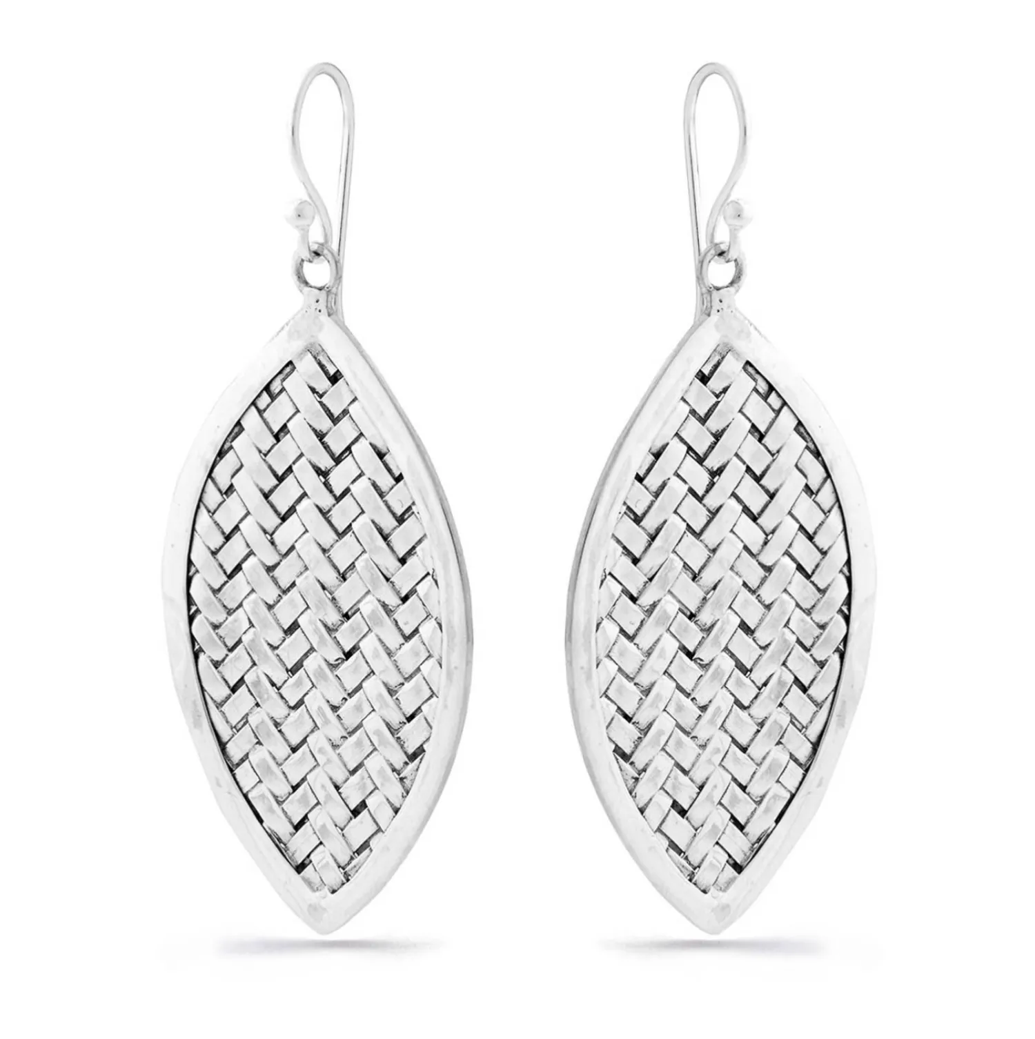 Sanur Silver Earrings - Silver - NS4 Jewellery
