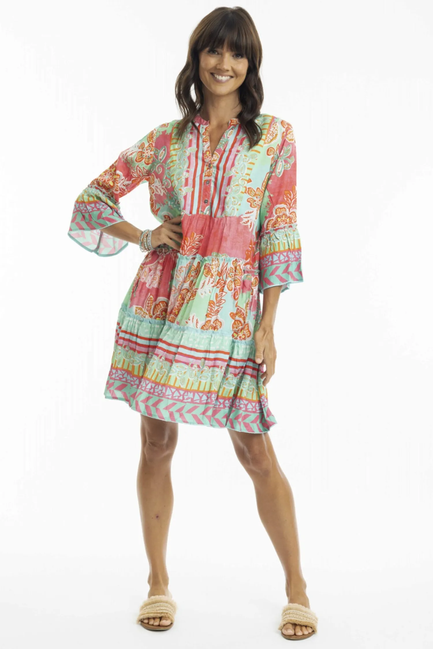 Clearance Sarah Layer Dress - Print - EP16 Dresses