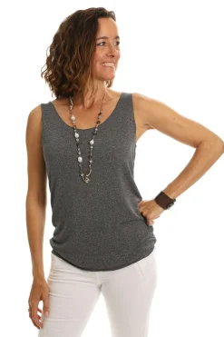 New Shimmer Knit Singlet - CG16 Shirts & Tops
