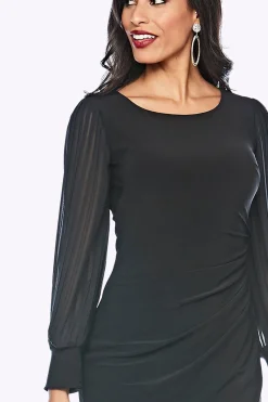 Hot Silhouette Shift Dress | Black | Jh7 Weddings & Events