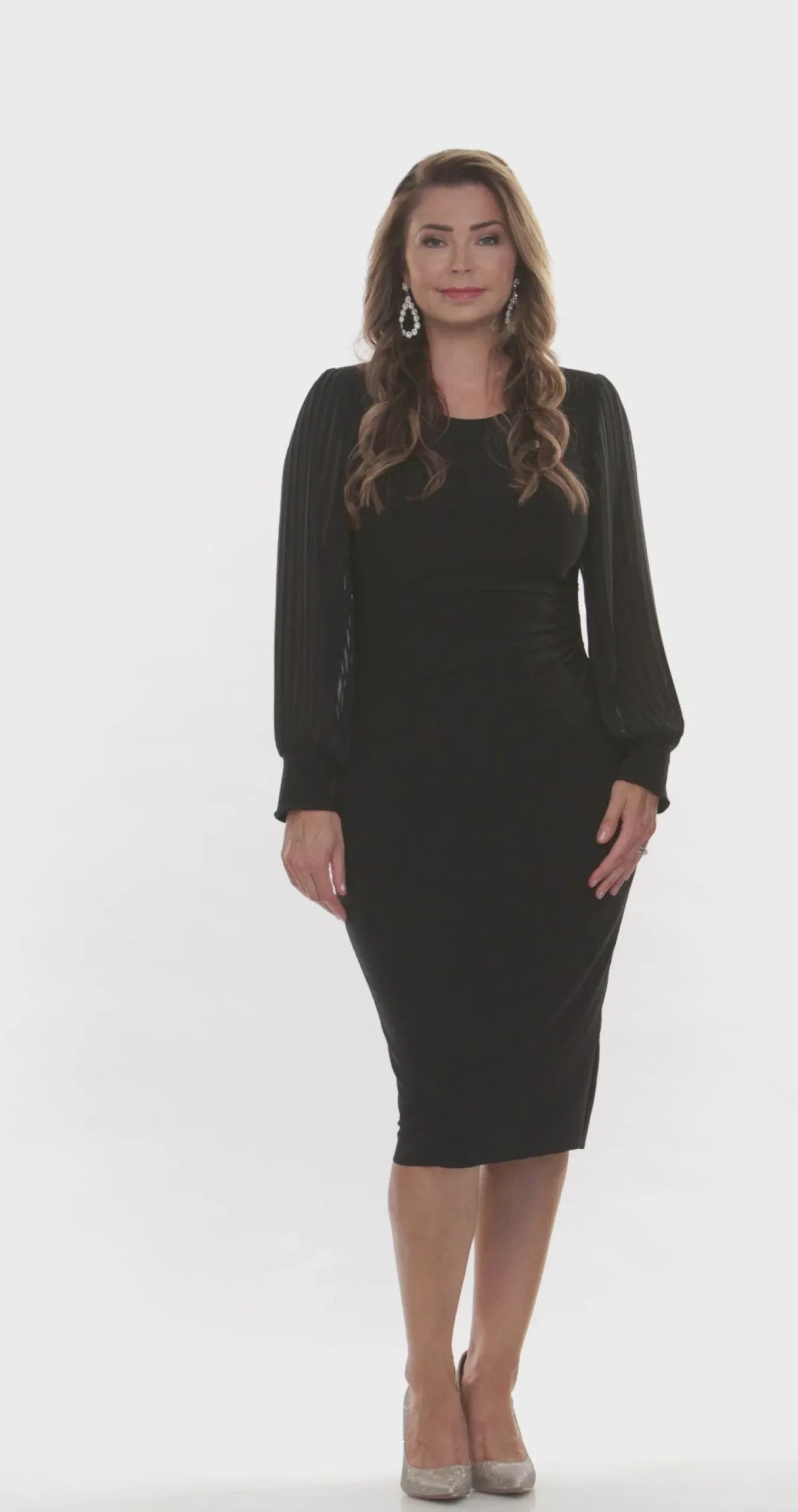 Hot Silhouette Shift Dress | Black | Jh7 Weddings & Events