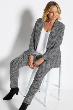 Outlet Simple Print Pant - Signature - PH20 Ladies Pants