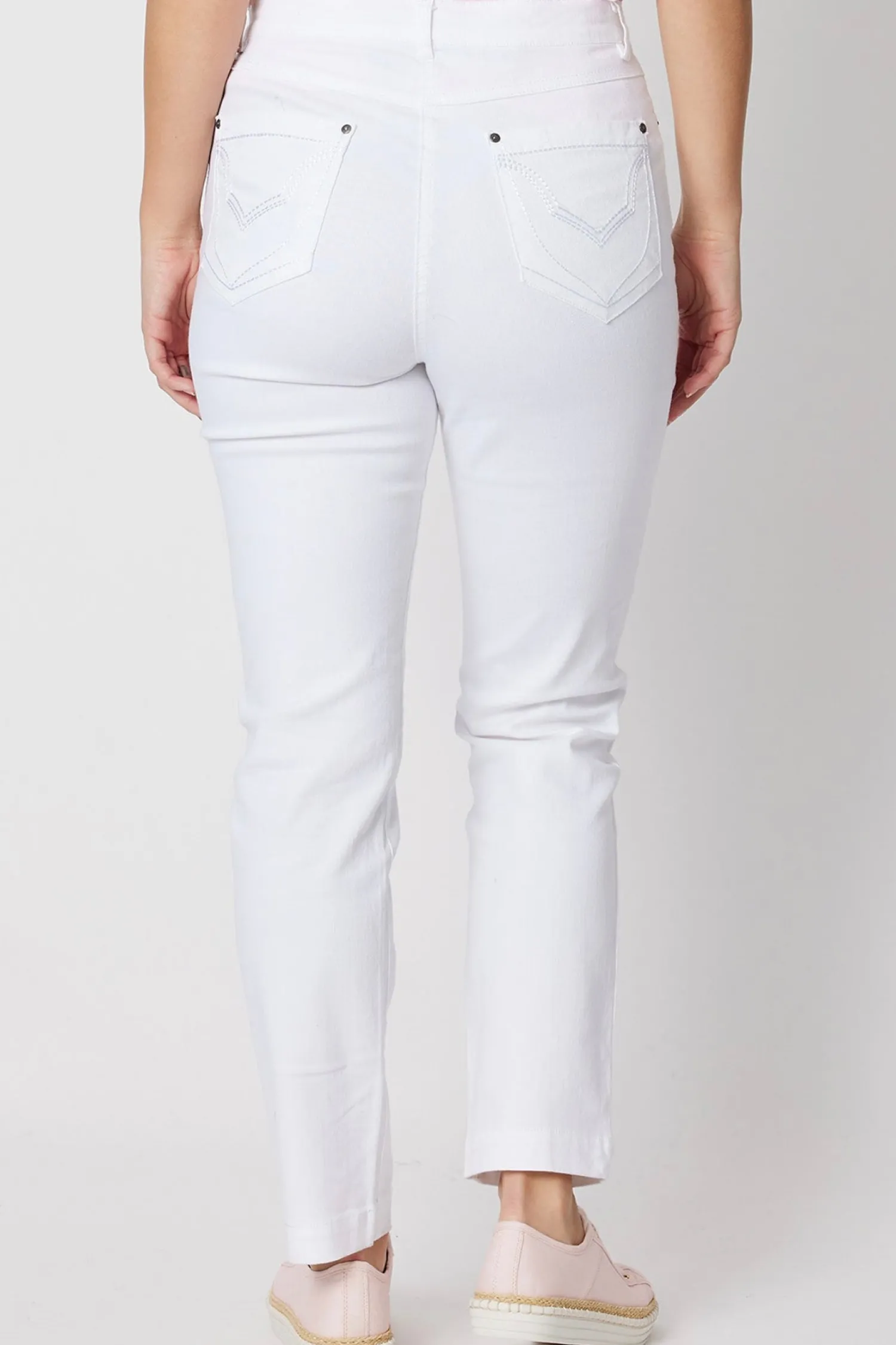 New Slim Miracle Leg Jeans - White - GS23 Women Women's Jeans