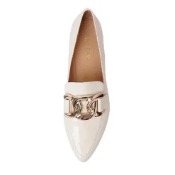Clearance Socoro Loafer - Ivory - TE13 Flats