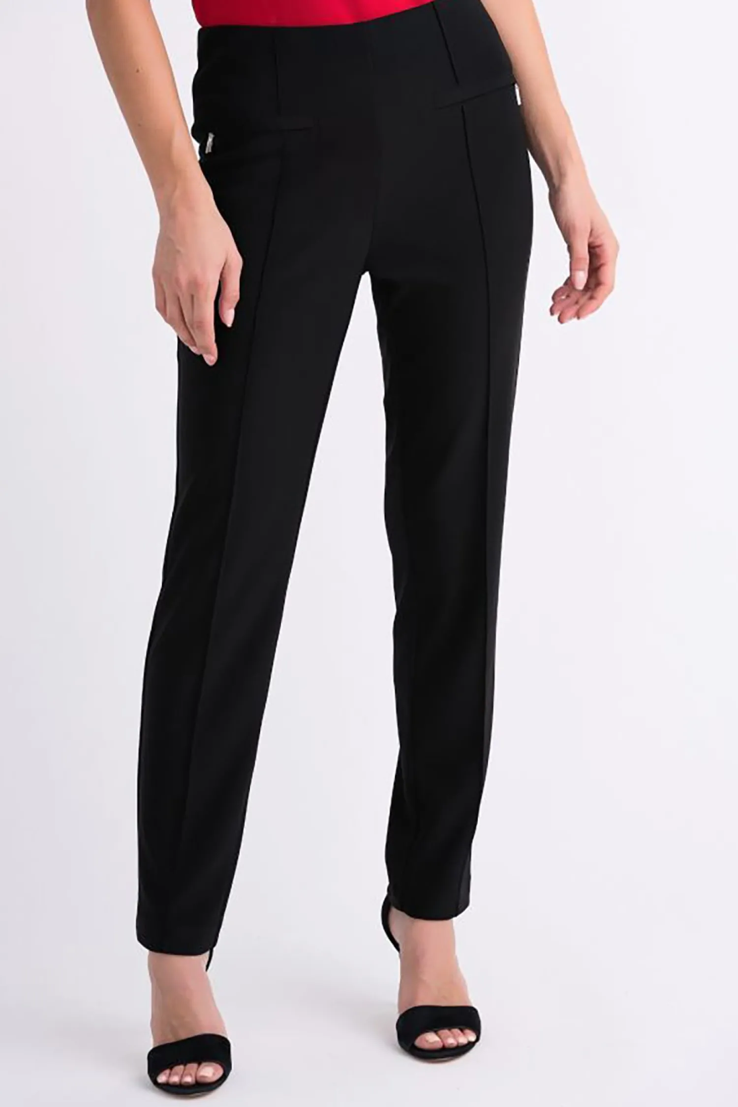 Discount Straight Cut Pants - Black - JR10 Ladies Pants