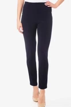 Outlet Straight Cut Pants - Navy - JR10 Ladies Pants