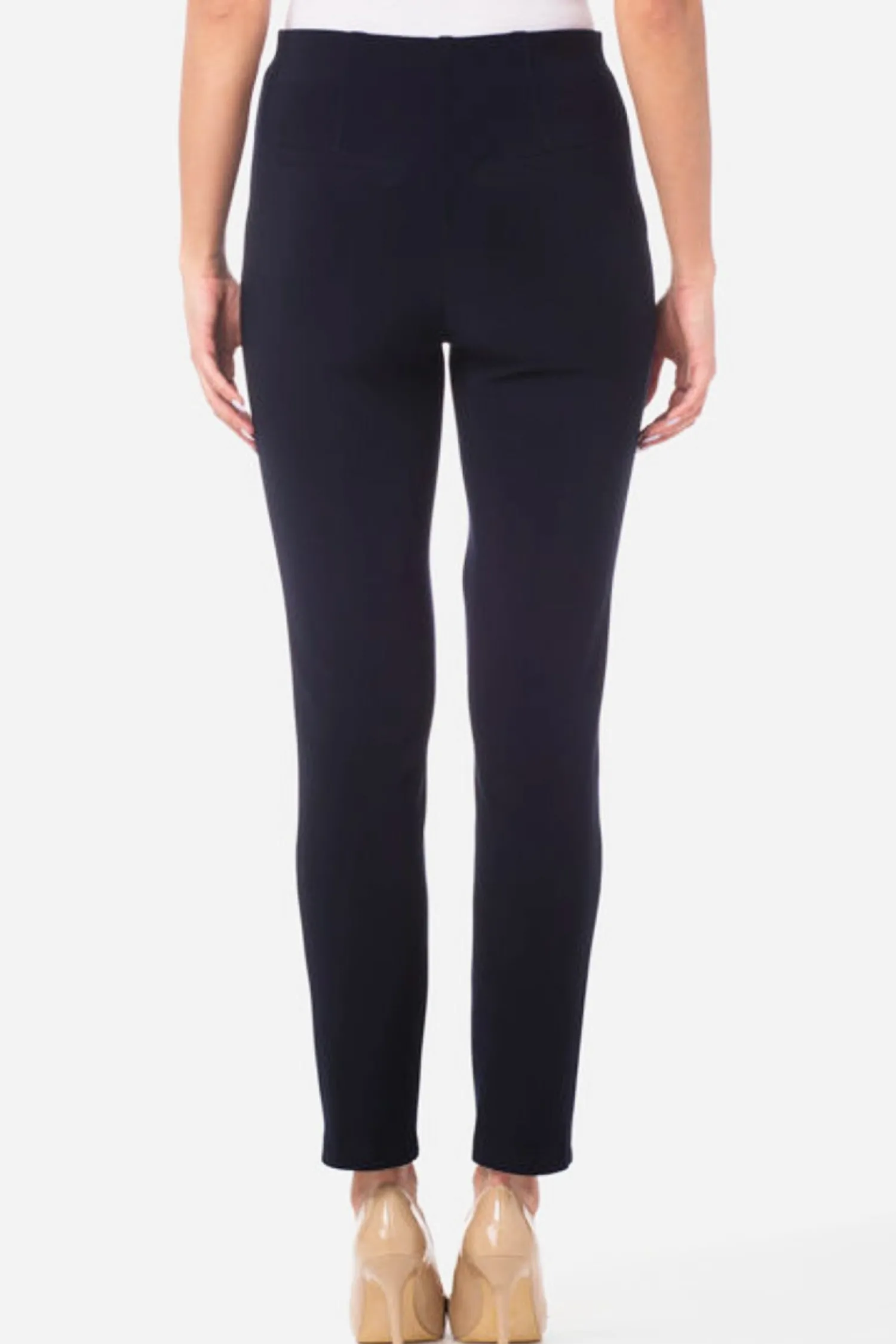 Outlet Straight Cut Pants - Navy - JR10 Ladies Pants
