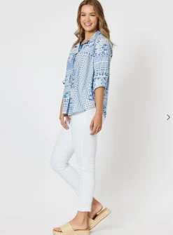 Stretch Jean - White - TZ47 Women Women's Jeans