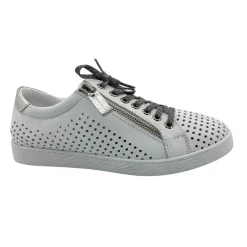 Online Temple Sneaker | White & Silver | RS31 Casual Shoes