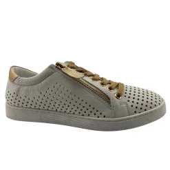 Discount Temple Sneaker| White & Gold | RS31 Casual Shoes
