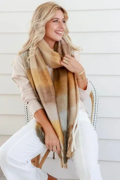 Best Thredbo Scarf - Coffee - SU3 Scarves & Wraps