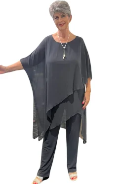 Hot Tilly Jumpsuit - Charcoal - SIS1 Jumpsuits|Weddings & Events