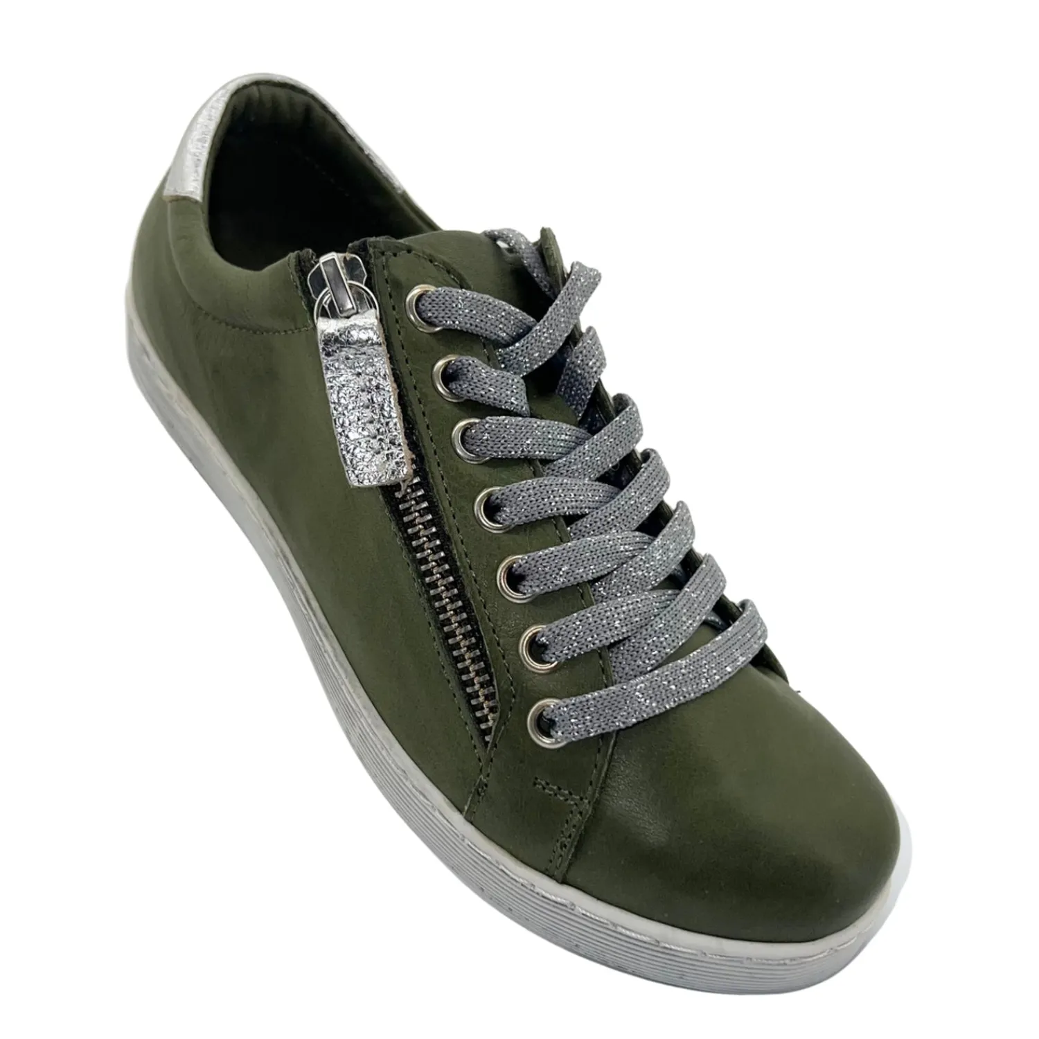 Hot Token Sneaker | Olive/Silver | RS11 Sneakers