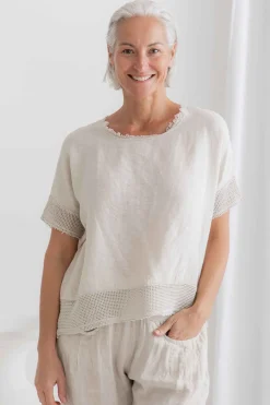 Outlet Trenta Top - Sand - IC5 Shirts & Tops