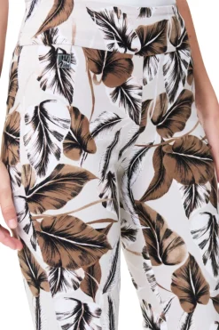 Discount Tropical Print Capri Pant |JR12 Ladies Pants