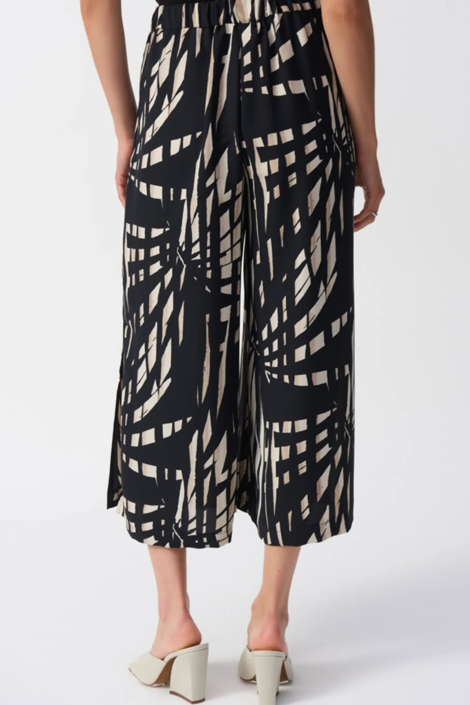 New Tropical Print Culotte Pants - JR31 Ladies Pants