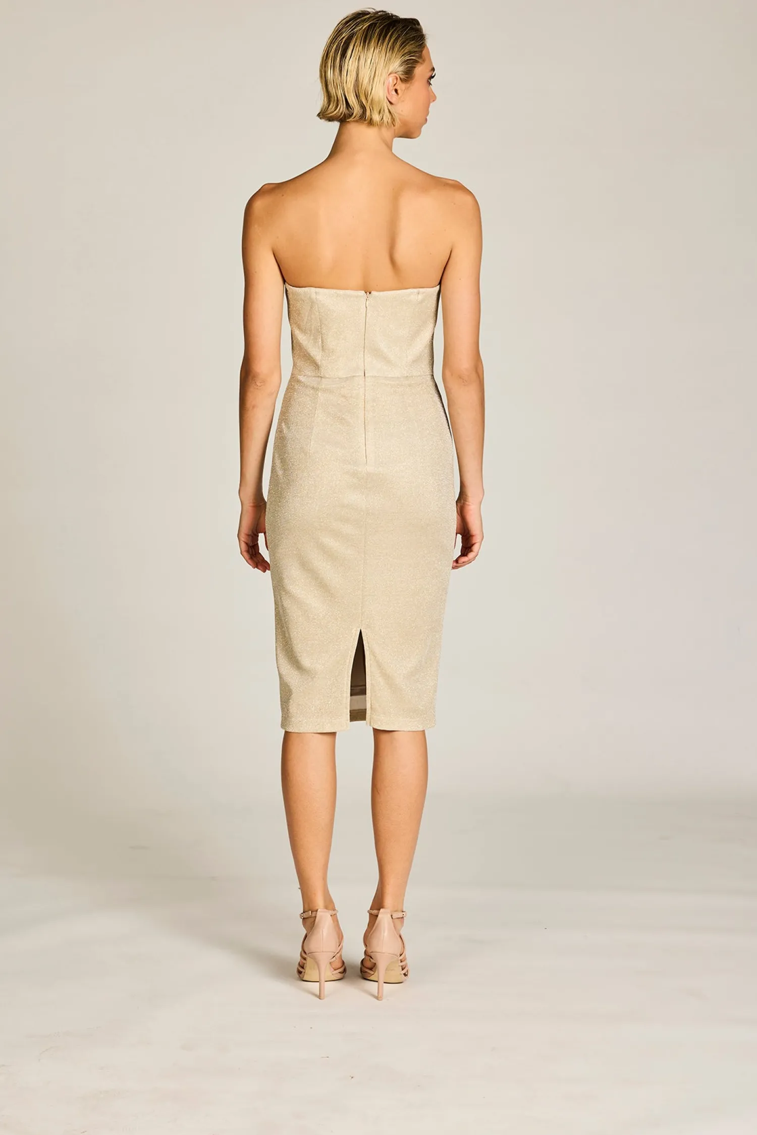 Clearance Venus Dress - Sand - PR5 Weddings & Events|Dresses