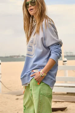 Vintage Sun Fade Sweat - Blue - HC19 Jumpers & Knitwear