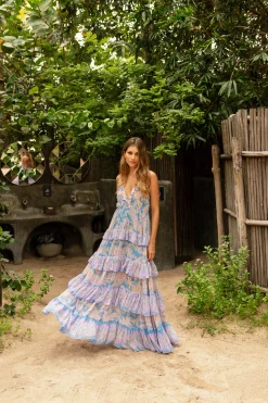 New Yolanda Dress - Blue - M17 Weddings & Events|Dresses