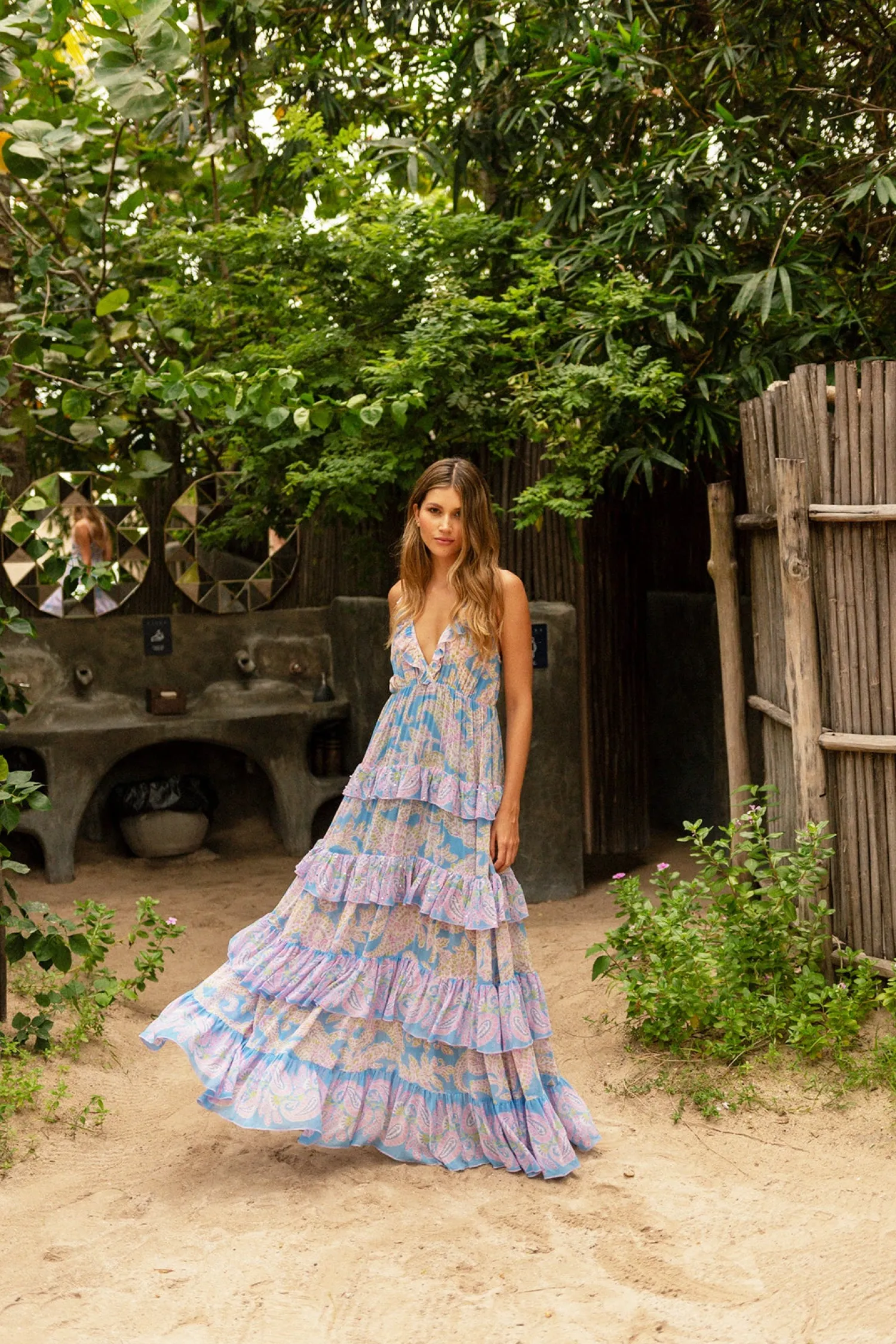 New Yolanda Dress - Blue - M17 Weddings & Events|Dresses