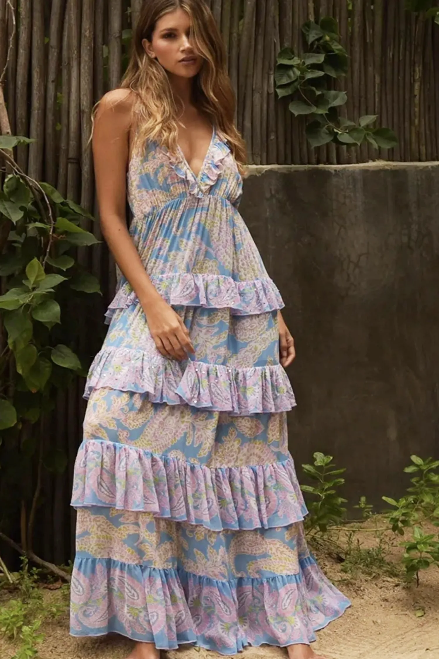 New Yolanda Dress - Blue - M17 Weddings & Events|Dresses
