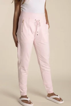 Zip Sweat Pant - Pale Pink - TT26 Ladies Pants